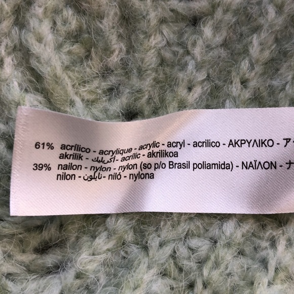 NWT ZARA Bloggers Favorite Knit Ruffle Vest Green - Picture 10 of 10